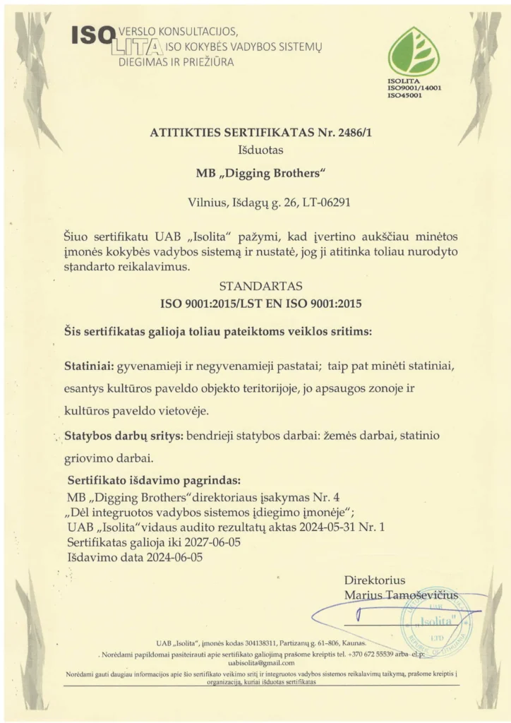 ISO 9001:2015/LST EN ISO 9001:2015